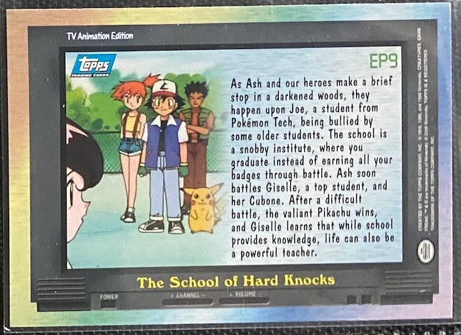 EP9 The School of Hard Knocks Foil (EP9) [Topps TV Animation Edition Series 2] - for just $3! 