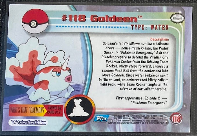 Goldeen Foil (118) [Topps TV Animation Edition Series 3] - for just $3! 