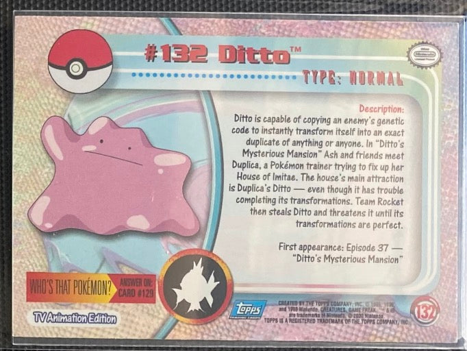Ditto (132) [Topps TV Animation Edition Series 3] - for just $1! 