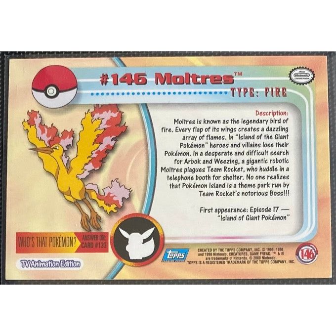 Moltres (146) [Topps TV Animation Edition Series 3] - Just $1! Shop now at Retro Gaming of Denver