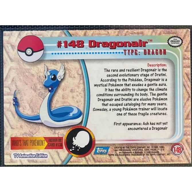 Dragonair (148) [Topps TV Animation Edition Series 3] - Just $2! Shop now at Retro Gaming of Denver