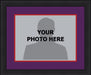 NBA Basketball Photo Picture Frame Kit - Toronto Raptors (Purple Matting, Red Trim) - for just $29.99! 