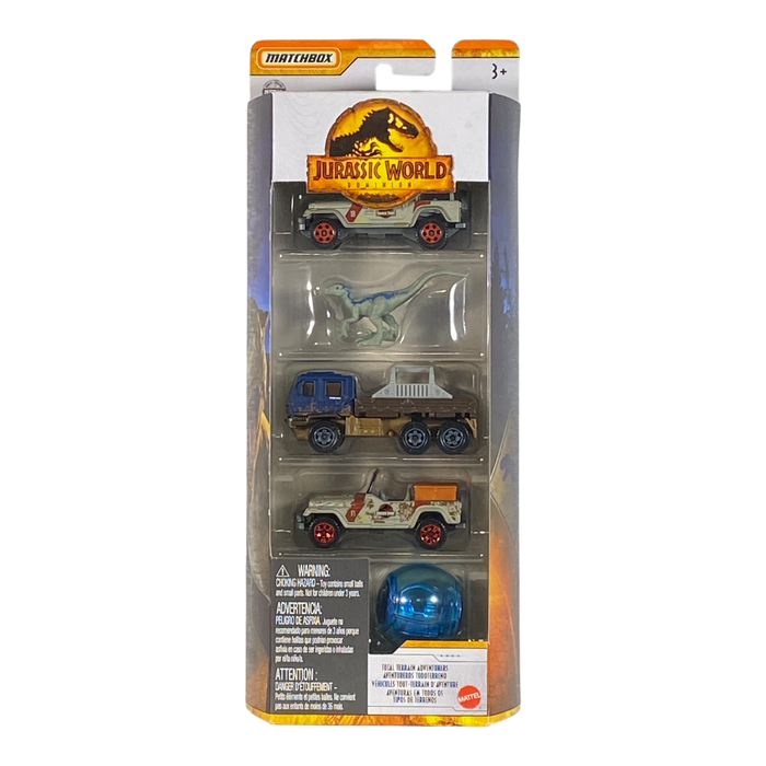 Matchbox Jurassic World Dominion | 5 Pack Edition - for just $12.99! 