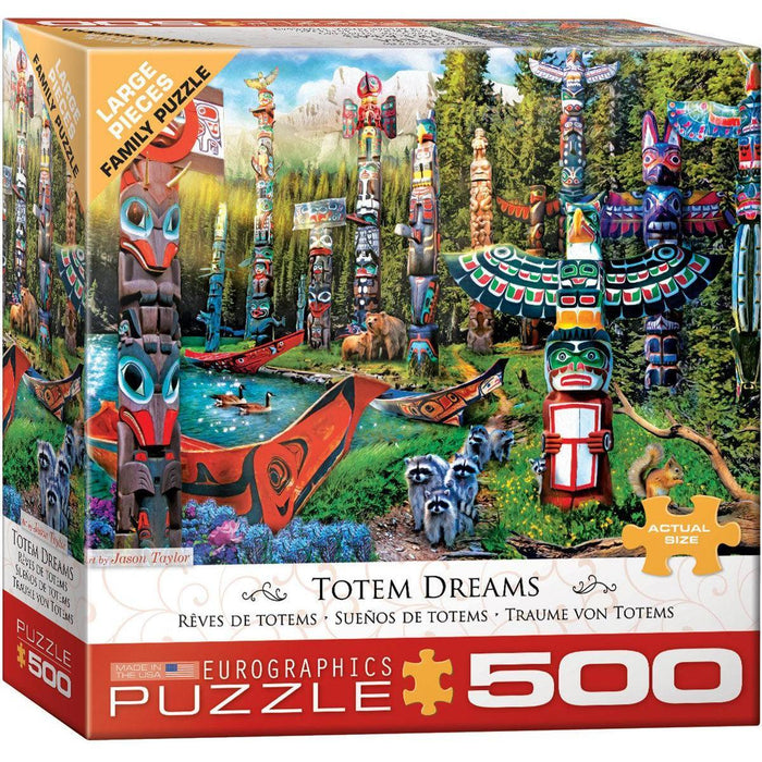 Totem Dreams 500 Piece Jigsaw Puzzle Eurographics - for just $17.99! 