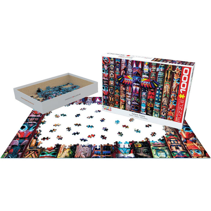 Totem Poles 1000 Piece Jigsaw Puzzle Eurographics - for just $21.99! 