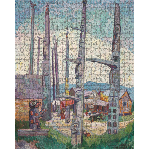 Totem Poles 1000 Piece Jigsaw Puzzle Pomegranate - for just $24.99! 