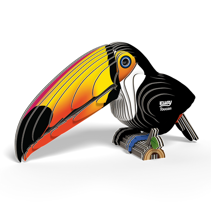 Toucan 3D Cardboard Model Kit Eugy - for just $11.99! 