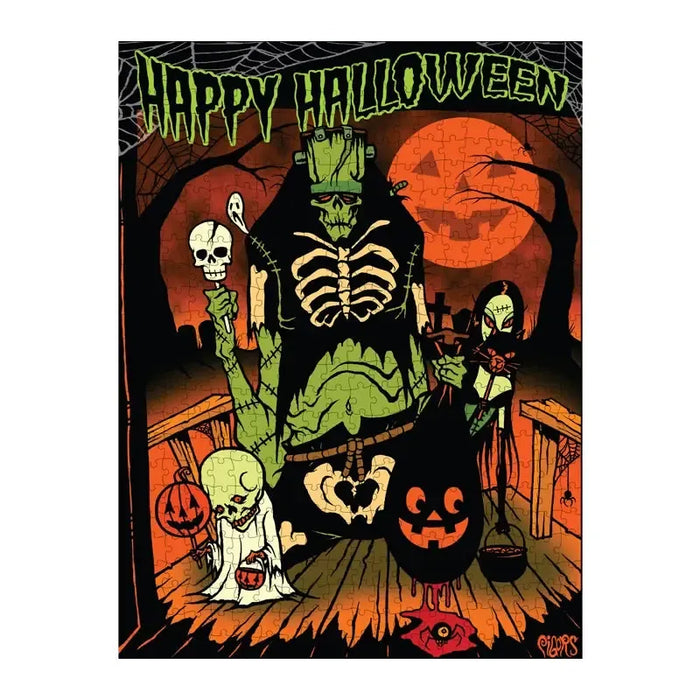 Toxictoons Happy Halloween 500 Piece Jigsaw Puzzle TOTS - for just $19.99! 
