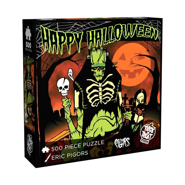 Toxictoons Happy Halloween 500 Piece Jigsaw Puzzle TOTS - for just $19.99! 