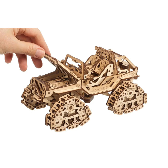 Tracked Off-Road Vehicle 3D Wood Model Kit UGEARS - for just $64.99! 