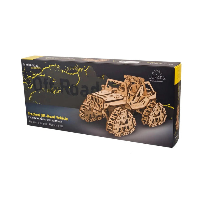 Tracked Off-Road Vehicle 3D Wood Model Kit UGEARS - for just $64.99! 