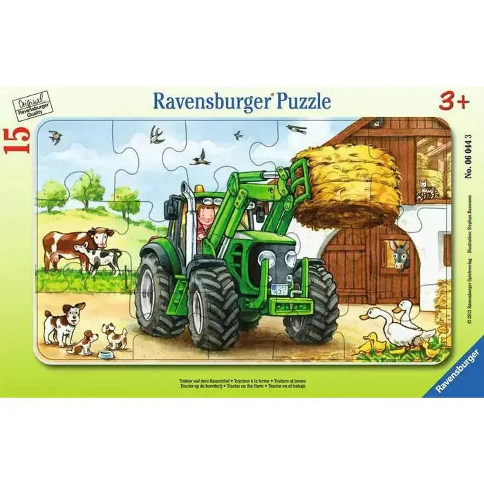 Tractor on the Farm 15 Piece Tray Jigsaw Puzzle Ravensburger - for just $9.99! 