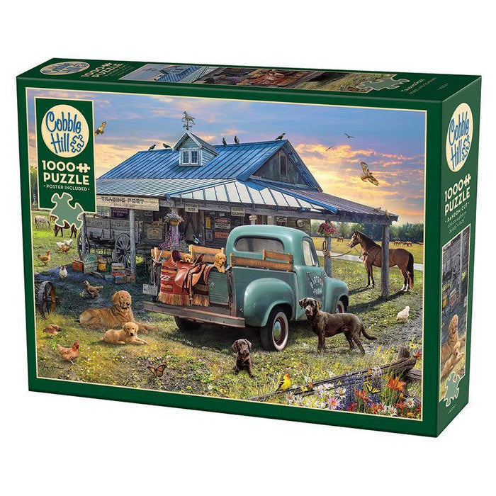 Trading Post 1000 Piece Jigsaw Puzzle Cobble Hill - for just $19.99! 