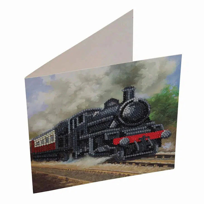 Train Crystal Art Card Kit Craft Buddy - for just $7.99! 