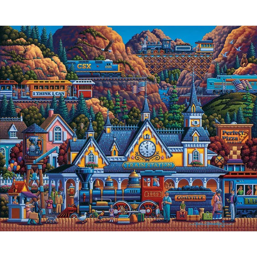 Train Station 210 Piece Jigsaw Puzzle Dowdle - for just $11.99! 