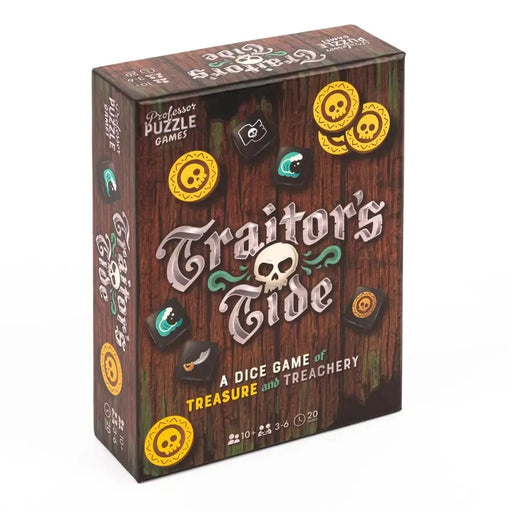 Traitor's Tide - Dice Game of Treasure & Treachery - Professor Puzzle - for just $14.99! 