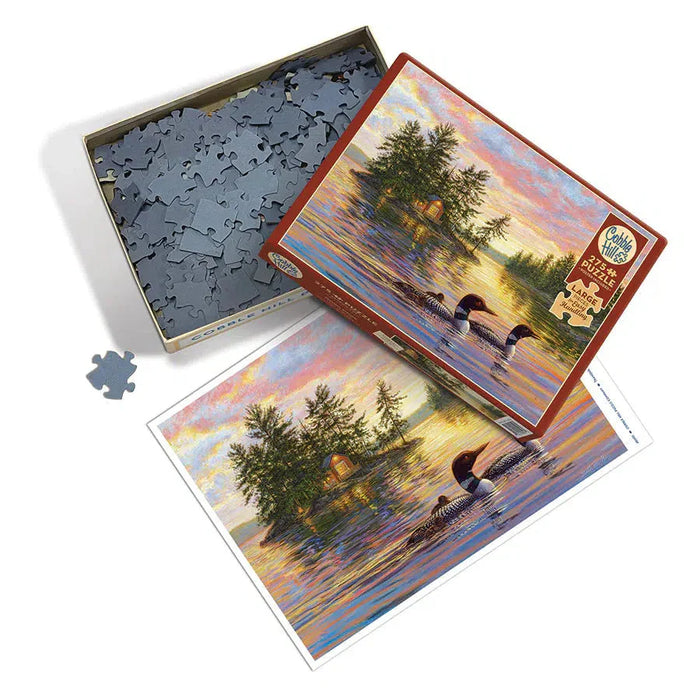 Tranquil Evening 275 Large Piece Jigsaw Puzzle Cobble Hill - for just $17.99! 
