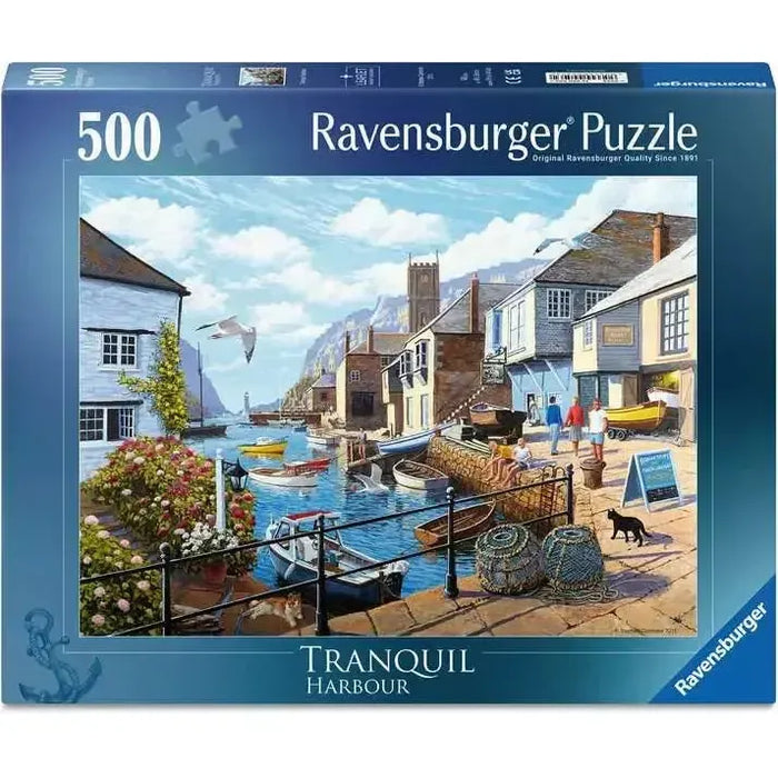 Tranquil Harbour 500 Piece Jigsaw Puzzle Ravensburger - for just $19.99! 