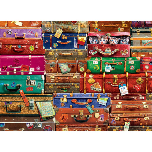 Travel Suitcases 1000 Piece Jigsaw Puzzle Eurographics - for just $19.99! 