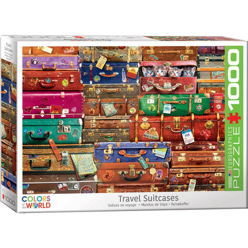 Travel Suitcases 1000 Piece Jigsaw Puzzle Eurographics - for just $19.99! 