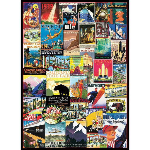 Travel USA Vintage Posters 1000 Piece Jigsaw Puzzle Eurographics - for just $19.99! 