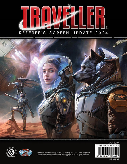 Traveller RPG: Referee's Screen Update 2024 - for just $19.99! 