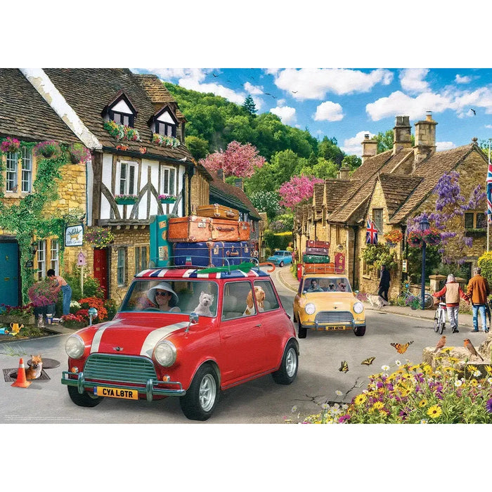 Travelling Mini Cooper 1000 Piece Jigsaw Puzzle Eurographics - for just $21.99! 