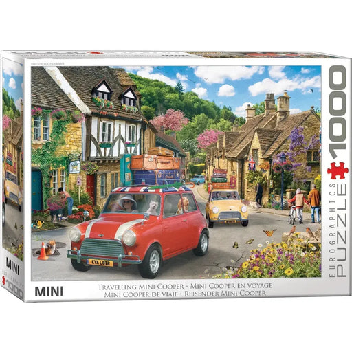 Travelling Mini Cooper 1000 Piece Jigsaw Puzzle Eurographics - for just $21.99! 