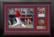 Trea Turner Philadelphia Phillies 8" x 10" Framed Baseball Photo with Panini Autographed Card - for just $199.99! 