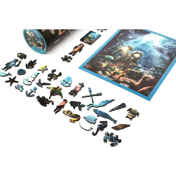 Treasure Hunter 250 Piece Wooden Jigsaw Puzzle Geek Toys - for just $49.99! 