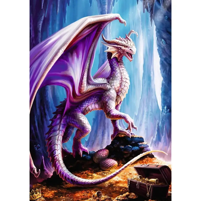 Treasure Trove Dragon by Anne Stokes 1000 Piece Jigsaw Puzzle Trefl - for just $19.99! 