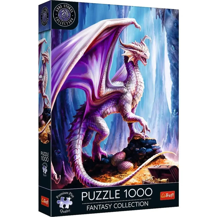 Treasure Trove Dragon by Anne Stokes 1000 Piece Jigsaw Puzzle Trefl - for just $19.99! 