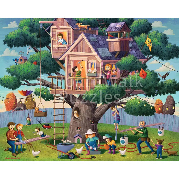 Tree House Adventure 500 Piece Jigsaw Puzzle Boardwalk - for just $21.99! 