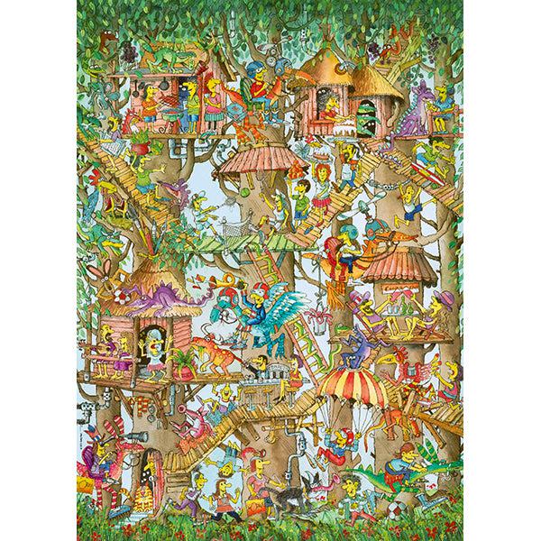 Tree Lodges 1000 Piece Jigsaw Puzzle Heye - for just $29.99! 