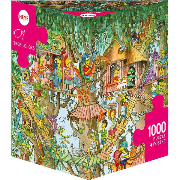 Tree Lodges 1000 Piece Jigsaw Puzzle Heye - for just $29.99! 