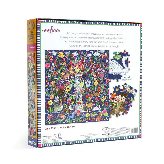 Tree of Life 1000 Piece Jigsaw Puzzle eeBoo - for just $26.99! 