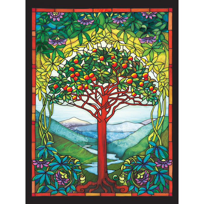 Tree of Life Stained Glass 275 Large Piece Jigsaw Puzzle Cobble Hill - for just $17.99! 