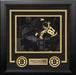 Trent Frederic Fight Boston Bruins Autographed 8" x 10" Framed Blackout Hockey Photo - for just $49! 