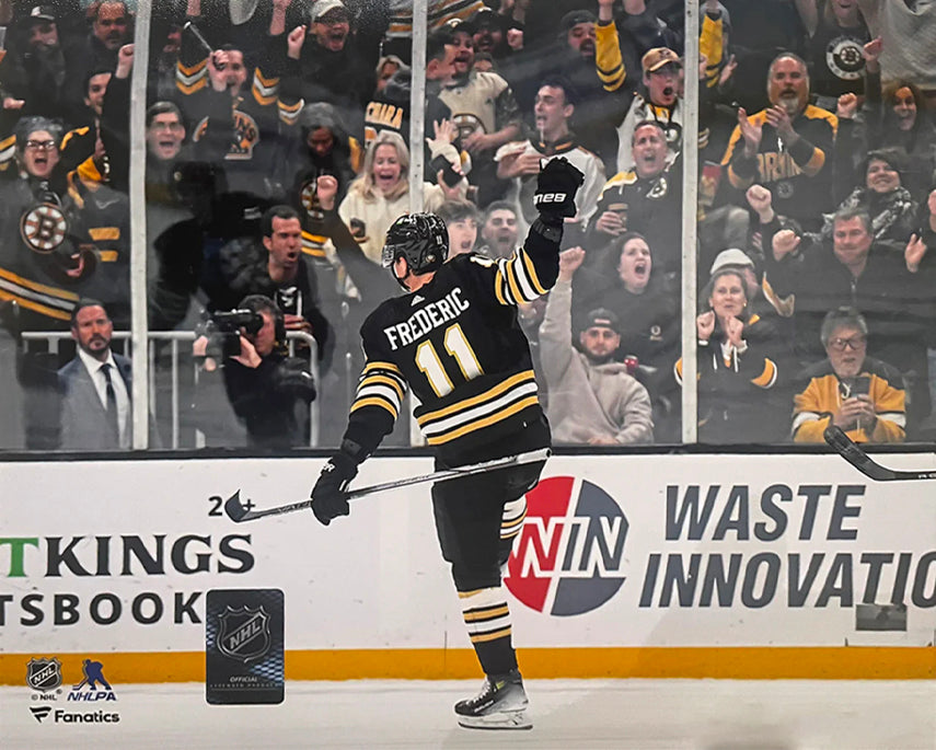 Trent Frederic Goal Celebration Boston Bruins 11" x 14" Hockey Photo - for just $14.99! 