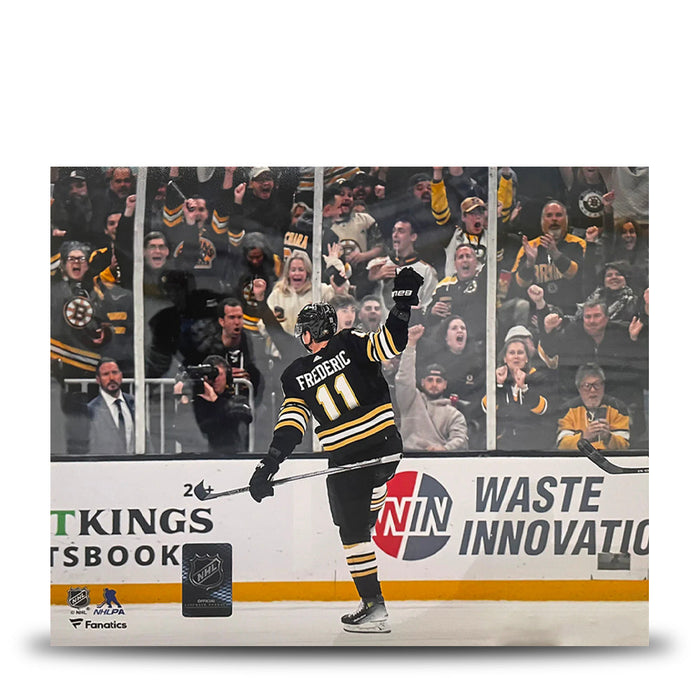 Trent Frederic Goal Celebration Boston Bruins 8" x 10" Hockey Photo - for just $5! 