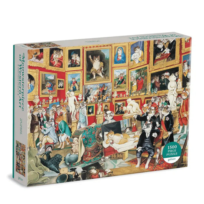 Tribuna of the Uffizi Meowsterpiece of Western Art 1500 Piece Jigsaw Puzzle Galison - for just $21.99! 