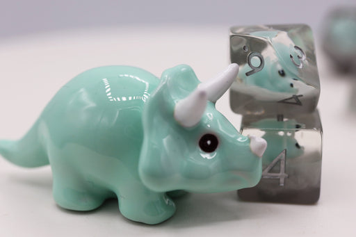 Baby Triceratops RPG Dice Set - for just $16.99! 