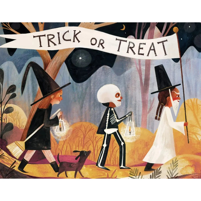 Trick or Treat by Adelina Lirius 100 Piece Mini Jigsaw Puzzle NYPC - for just $14.99! 