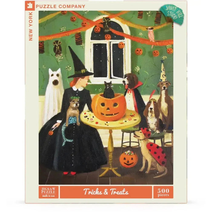 Tricks & Treats by Janet Hill 500 Piece Jigsaw Puzzle NYPC - for just $26.99! 