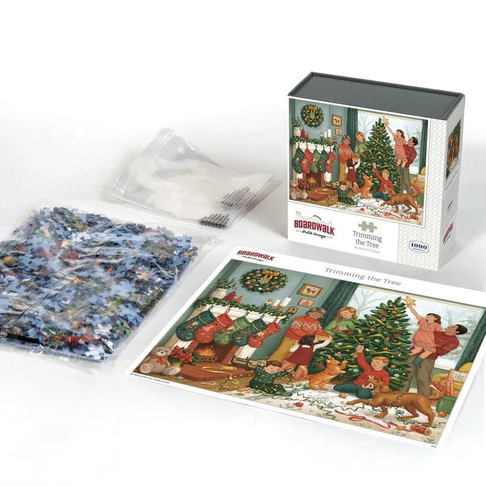 Trimming the Tree 1000 Piece Jigsaw Puzzle Boardwalk - for just $23.99! 