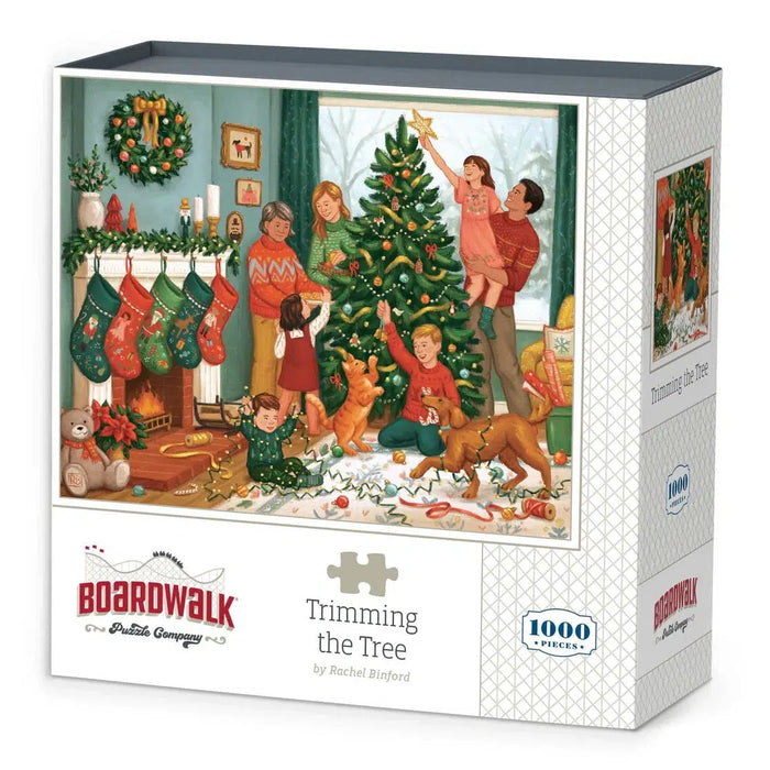 Trimming the Tree 1000 Piece Jigsaw Puzzle Boardwalk - for just $23.99! 