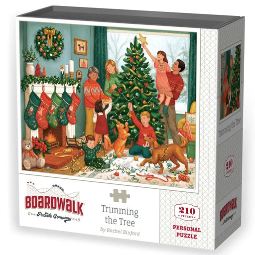 Trimming the Tree 210 Piece Jigsaw Puzzle Boardwalk - for just $11.99! 