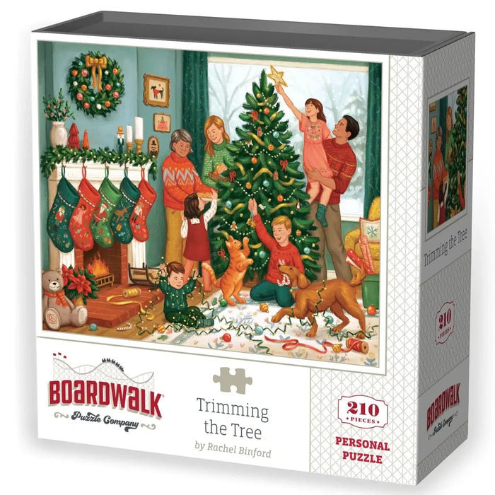 Trimming the Tree 210 Piece Jigsaw Puzzle Boardwalk - for just $11.99! 