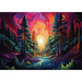Trippy Timber 1000 Piece Jigsaw Puzzle Trippy - for just $19.99! 