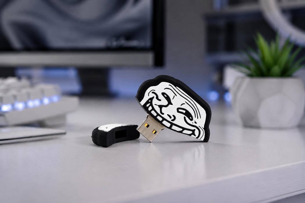 Troll Face USB 3.1 Flash Drive - for just $7.99! 